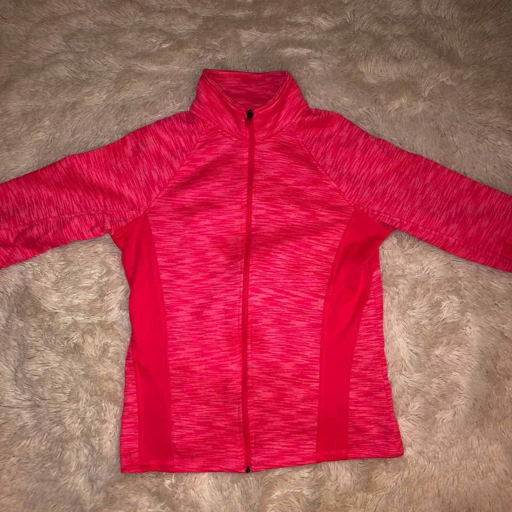Pink athletic jacket